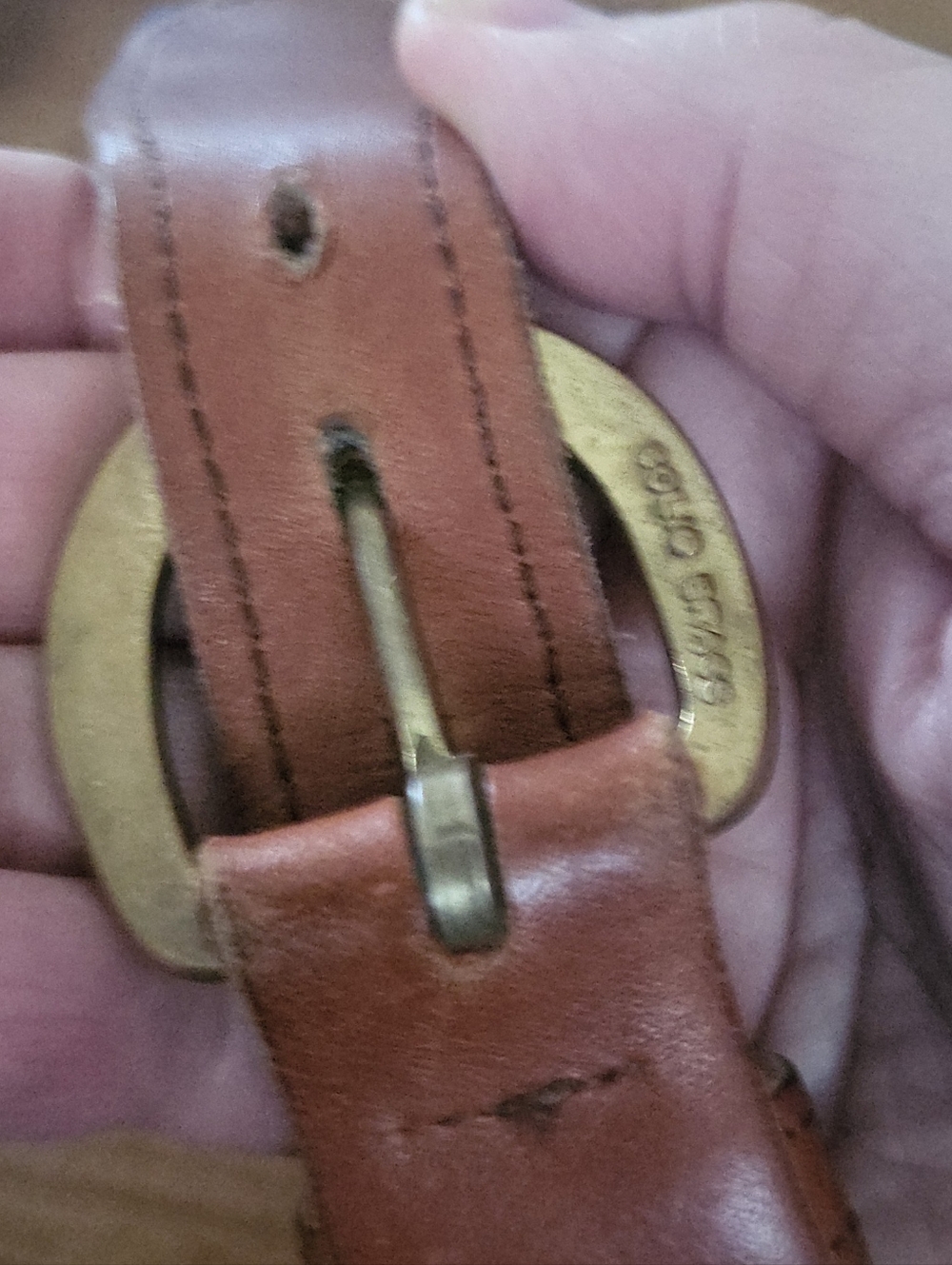 Vintage Preston Leather Company Nautical Sailboat Preppy Canvas Leather Belt 40 - Picture 8 of 10